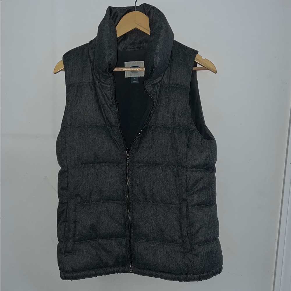 Old Navy Gray Puffer Vest